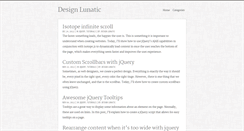 Desktop Screenshot of designlunatic.com
