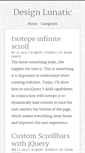 Mobile Screenshot of designlunatic.com